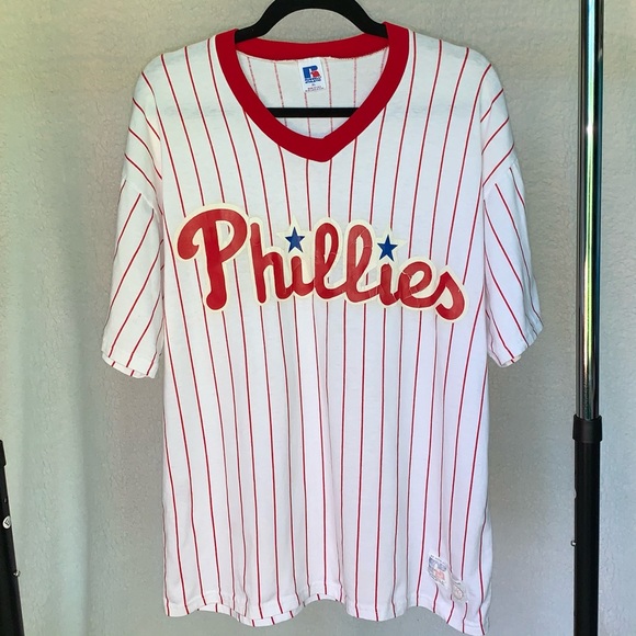 MLB Other - Russell Athletic Phillies vtg’90s jersey-style tee